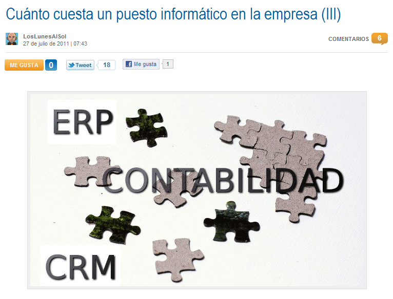 Tecnología Pyme. Cuánto cuesta un puesto informático en la empresa