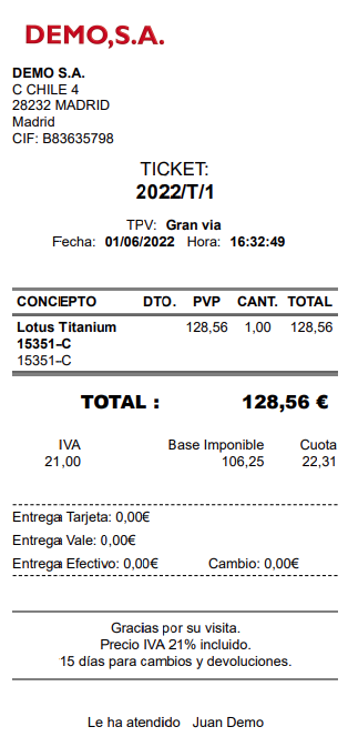 factura simplificada ejemplo