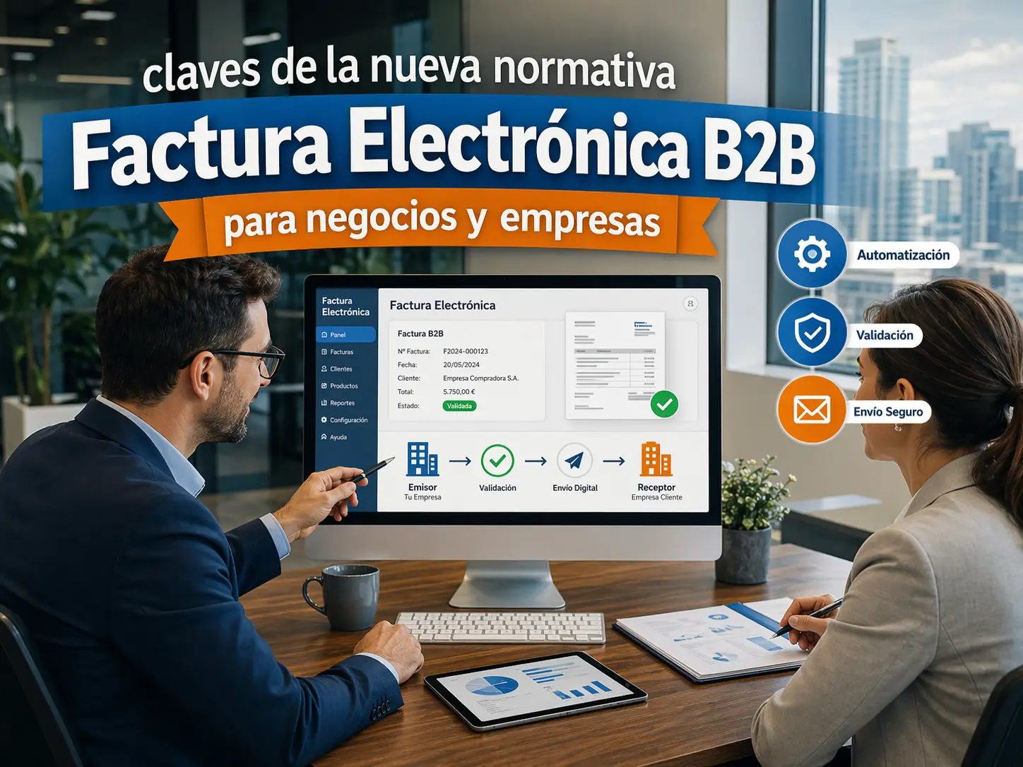 El blog del Software de Gestión factura electrónica b2b entre empresas y autónomos